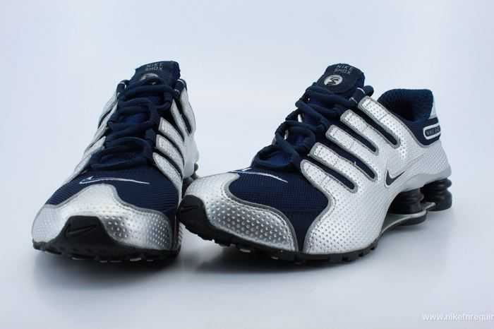 femmes de la marine et argentée shox NZ (3)